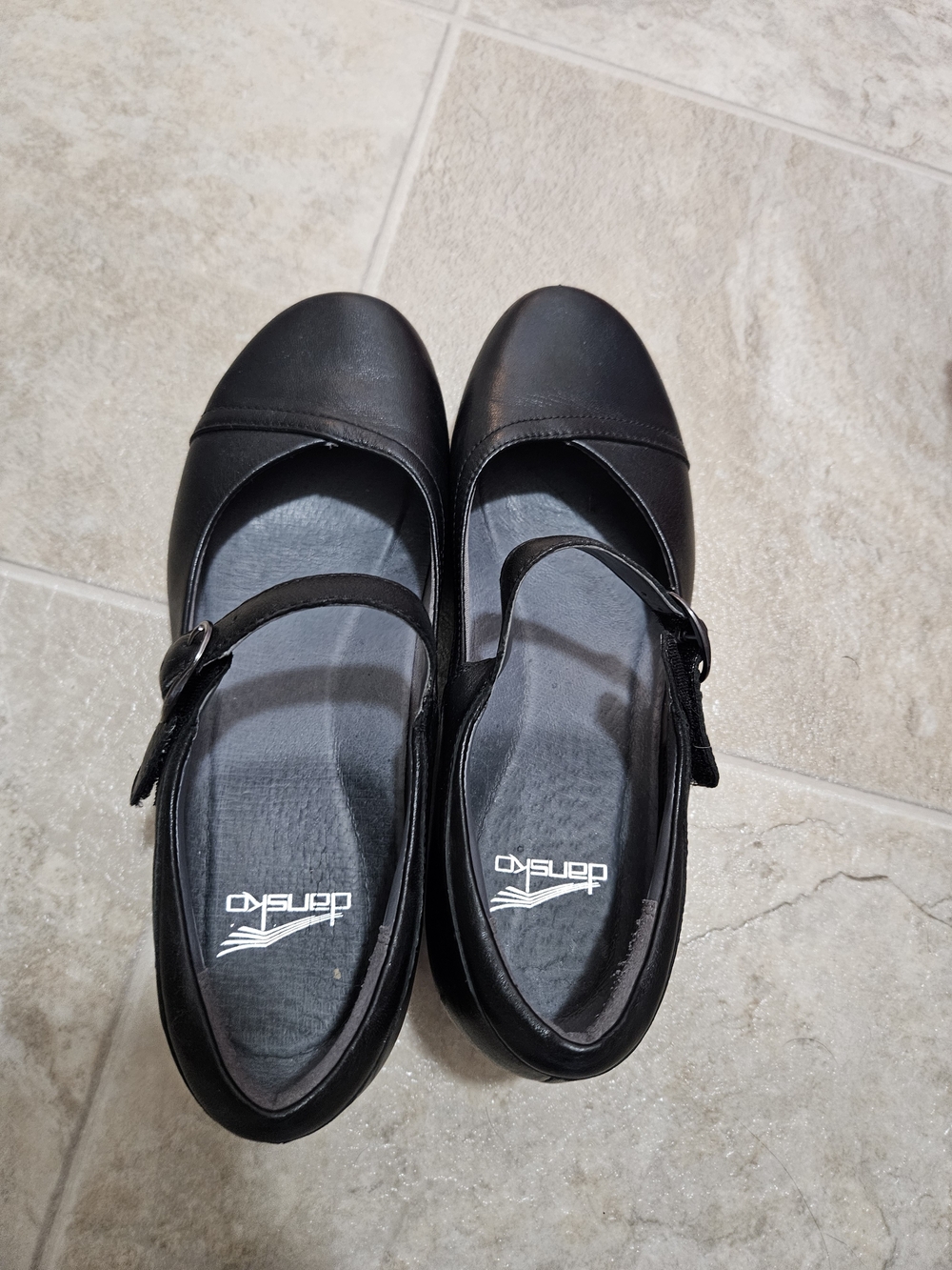 Dansko Women's Black Mary Jane Flats